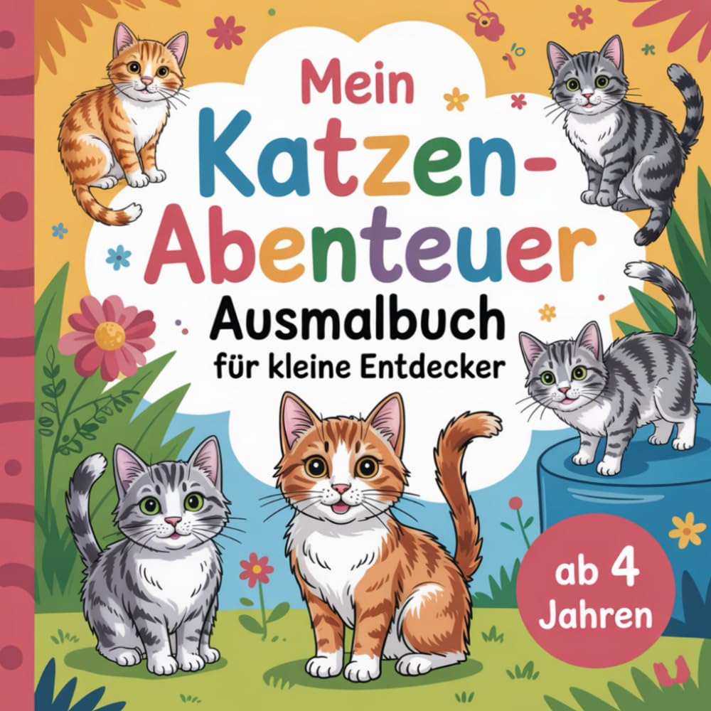 Katzen Ausmalbuch