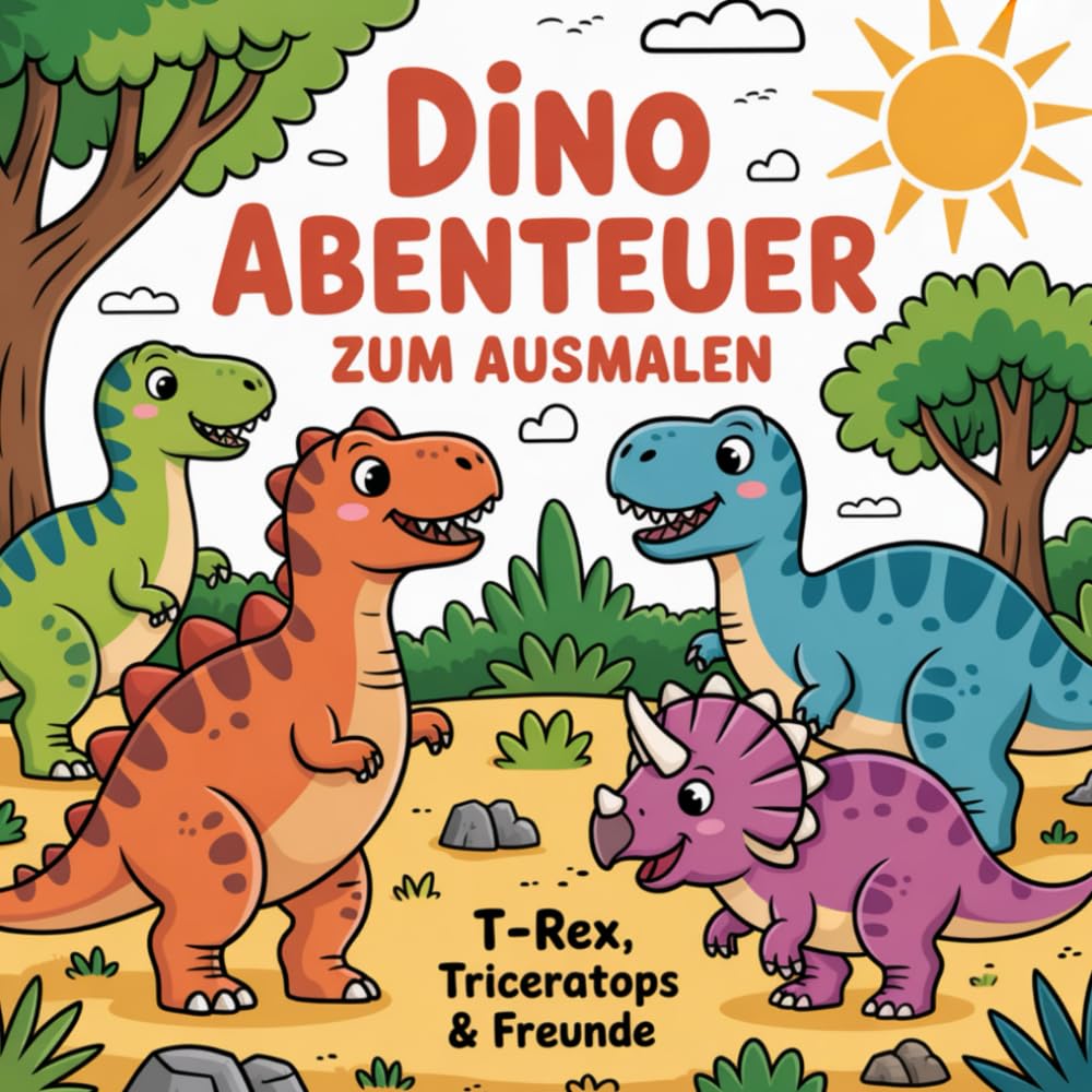 Dino Ausmalbuch